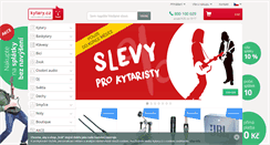 Desktop Screenshot of kytary.cz