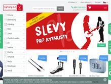 Tablet Screenshot of kytary.cz